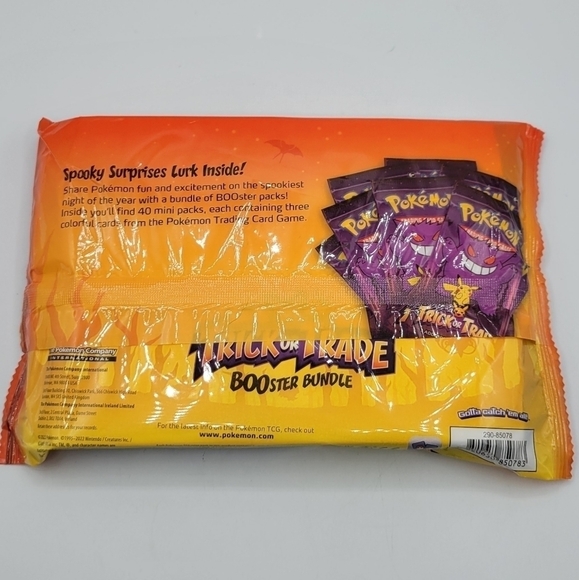New Pokemon TCG : Trick or Trade BOOster Bundle 3 Pack - Picture 3 of 4